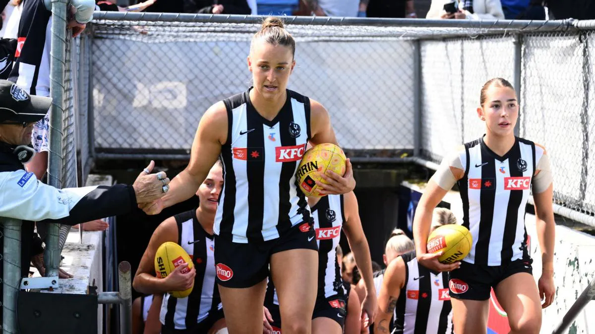Australian rules football goalposts on an oval